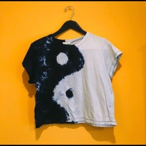 COPY - Crop top with ying yang design